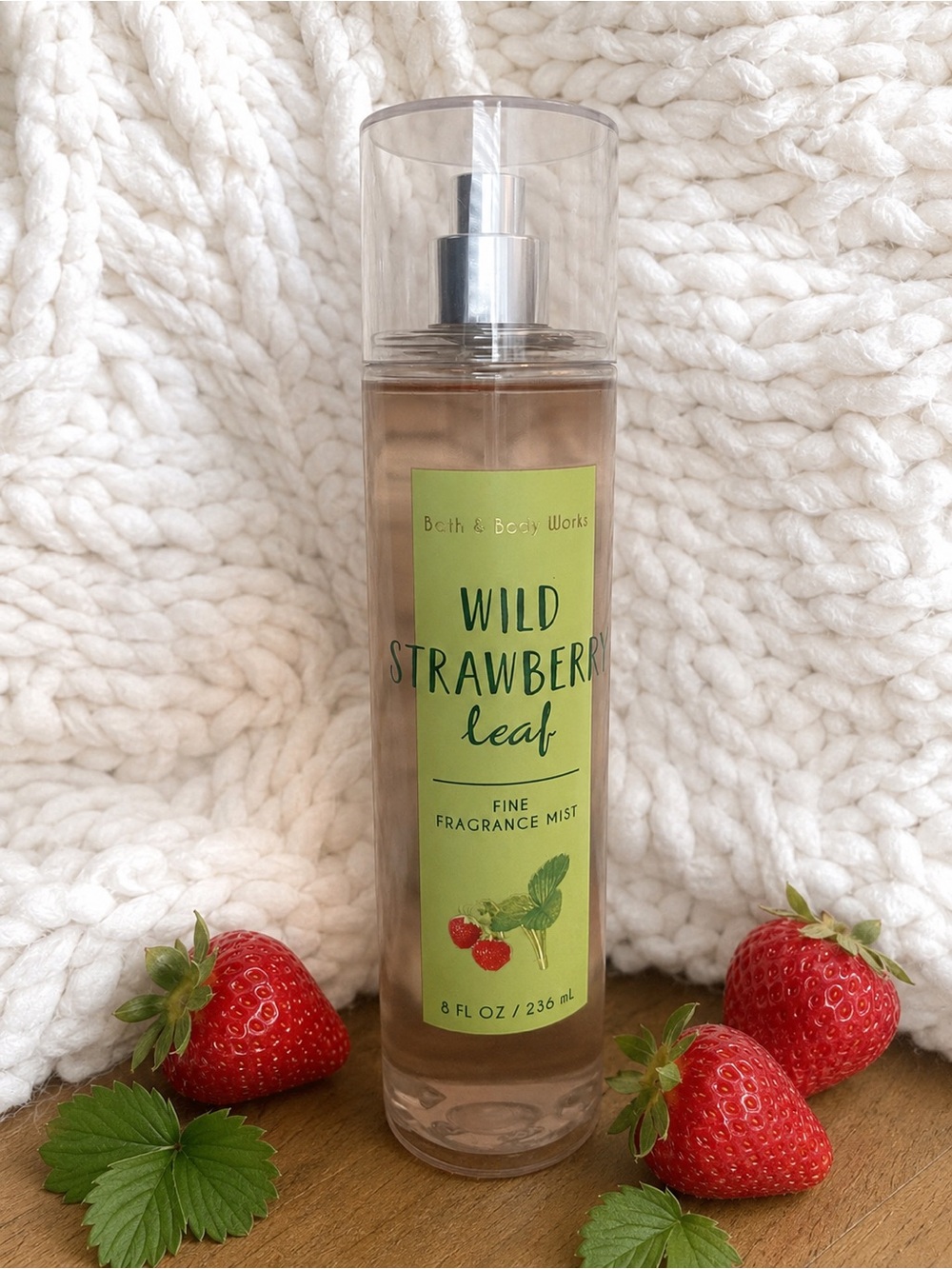 Bath & Body Works Wild Strawberry Leaf Mist 8 oz NEW Discontinued Rare